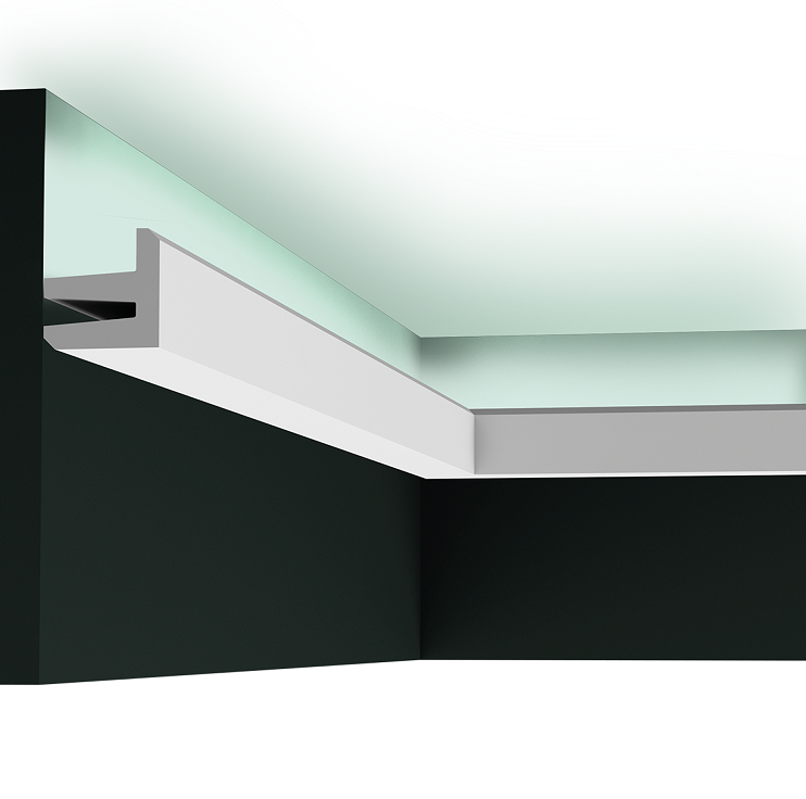 Профиль полиуретановый Orac Decor Luxxus C380 L3 2000х50х50 мм для скрытого освещения