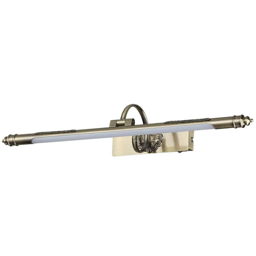 Подсветка для картин Odeon Light Dega Walli ODL22 595 бронзовая с выключателем Led 8W 4000К 480 Лм