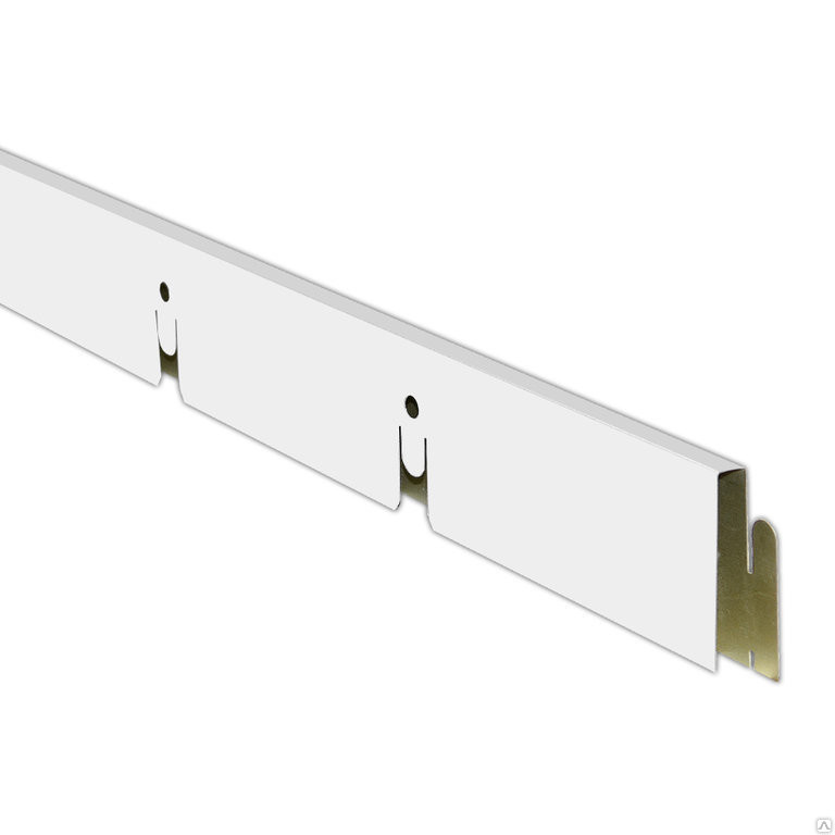 Направляющая для Грильято Cesal D-5 Profi Эконом 3306 белая 2400х100х100х40 мм