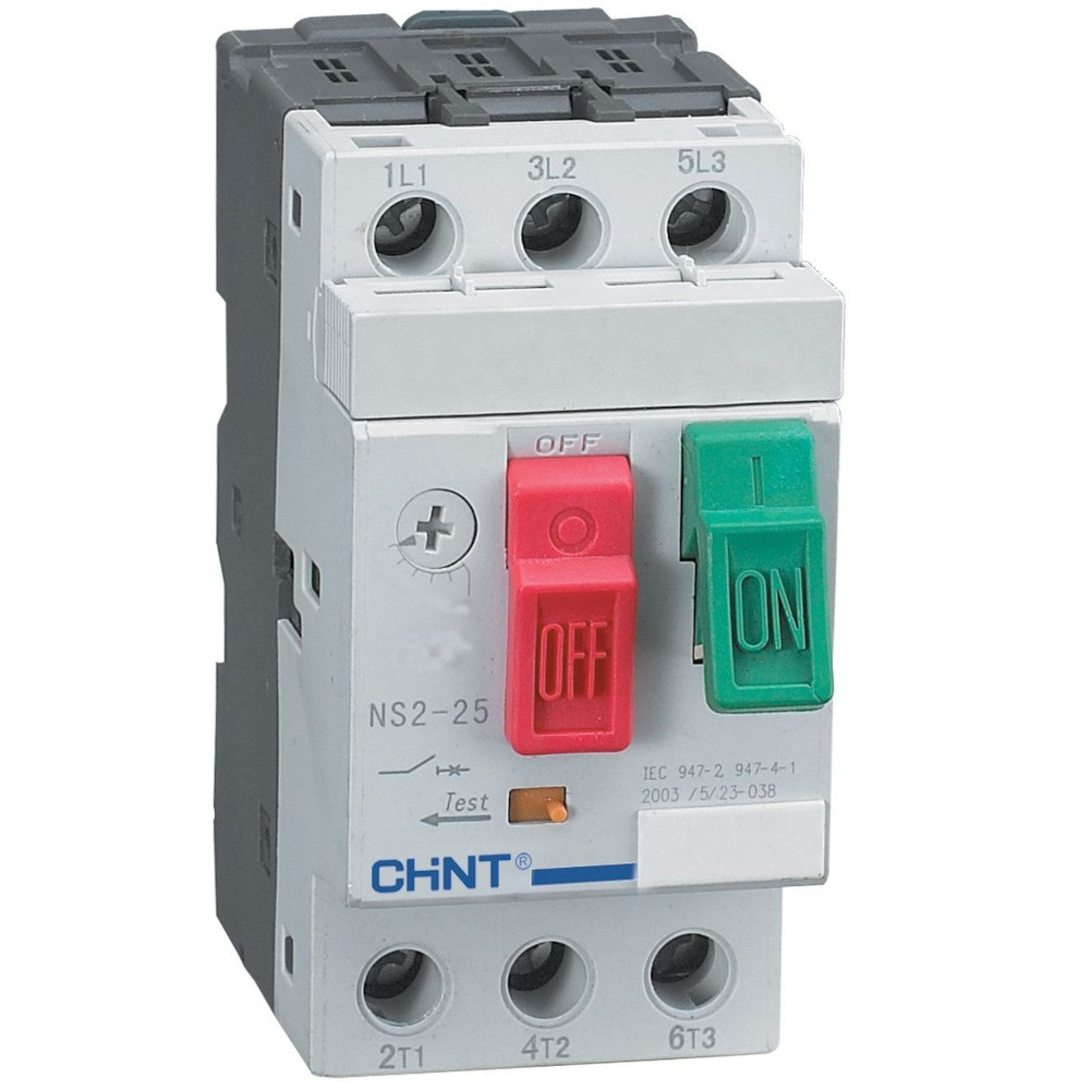 Выключатель автоматический для защиты двигателя Chint NS2-25 495080 4-6,3 А