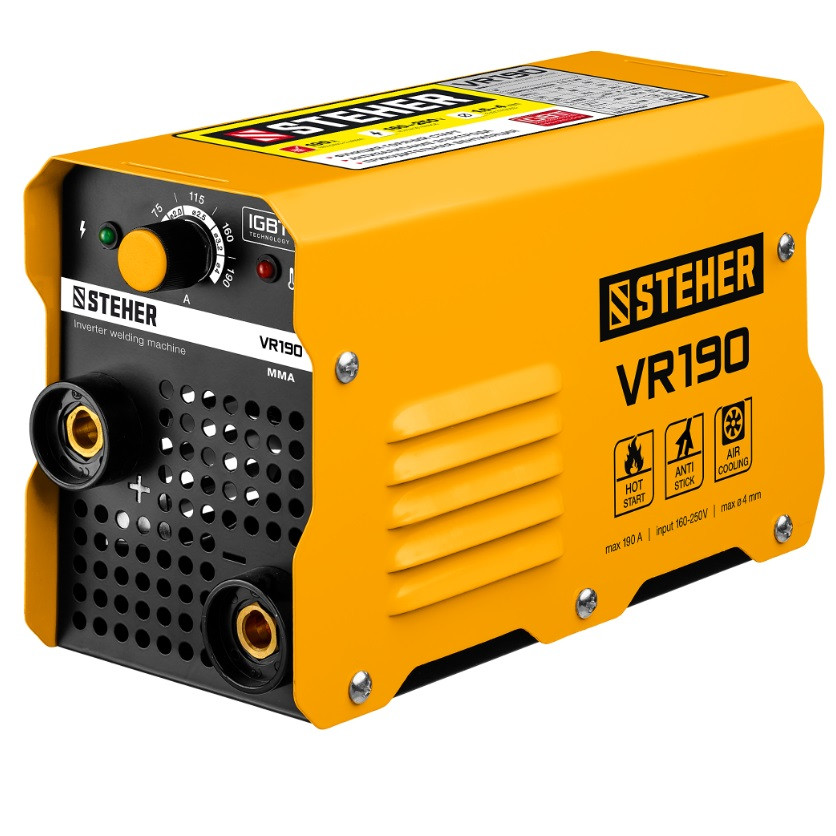 Аппарат сварочный инверторный Steher VR-190 ММА 190 А 4 мм