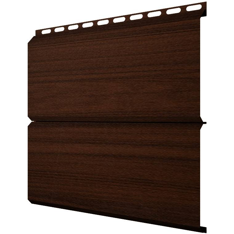 Сайдинг Grand Line Экобрус Print Elite Choco Wood TwinColor резка 0,45 мм