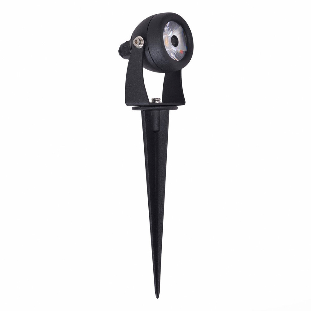 Светильник уличный ST Luce Pedana SL098.405.01 наземный LED 1х5W 4000K черный прозрачный