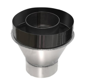 Старт сэндвич дымохода нержавеющая сталь Eco Flue 1 мм D230х150 мм