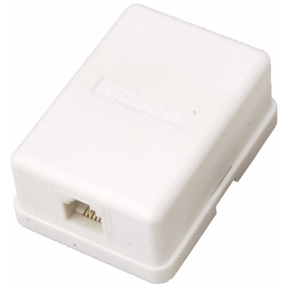 Розетка телефонная внешняя PROconnect 03-0001-4 UTP RJ-11 (6P2C) CAT 3 1 порт