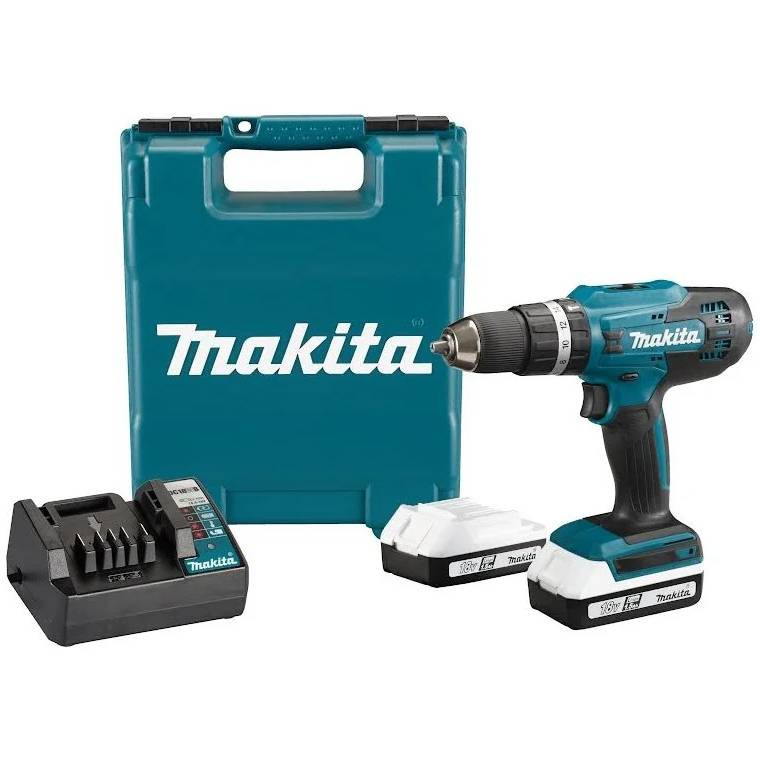Дрель-шуруповерт аккумуляторная Makita G HP488D002 18В 13 мм 42/24Нм 2х1,5 Ач