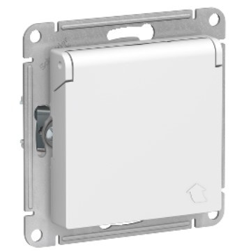 Механизм одноместной розетки Schneider Electric AtlasDesign ATN000146 белый