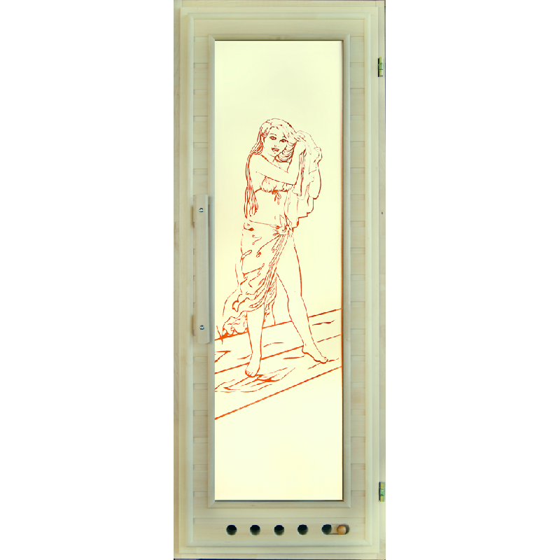 Дверь для бани с вентиляцией Doorwood DW00012 750х1850 мм Элит