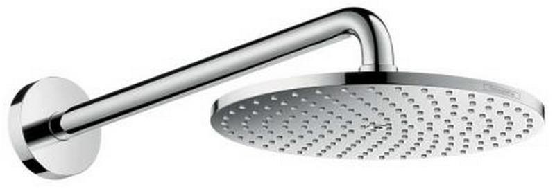 HG 27 607 000 Raindance S Верхний душ Ø240 мм, 1 режима, с боковым кронштейном 390 мм, ½