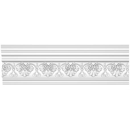 Плинтус потолочный полиуретановый Decomaster DT 9852 2400х150х105 мм