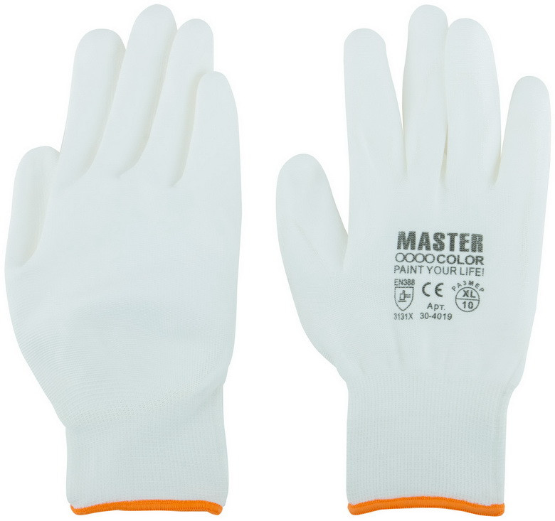 Перчатки Master Color 30-4019 XL/10 с полиуретановым покрытием