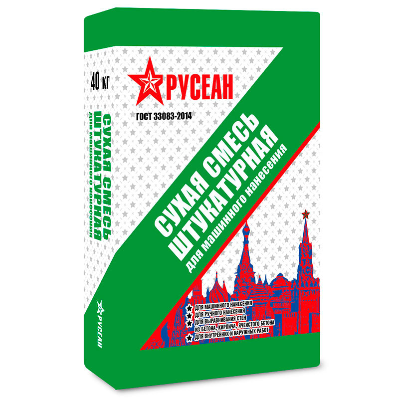 Сухой бетон Русеан М-400 40 кг