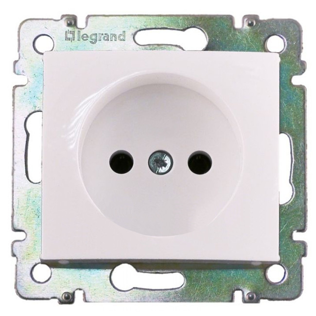 Механизм розетки Legrand Valena 774416 без заземления одноместный белый