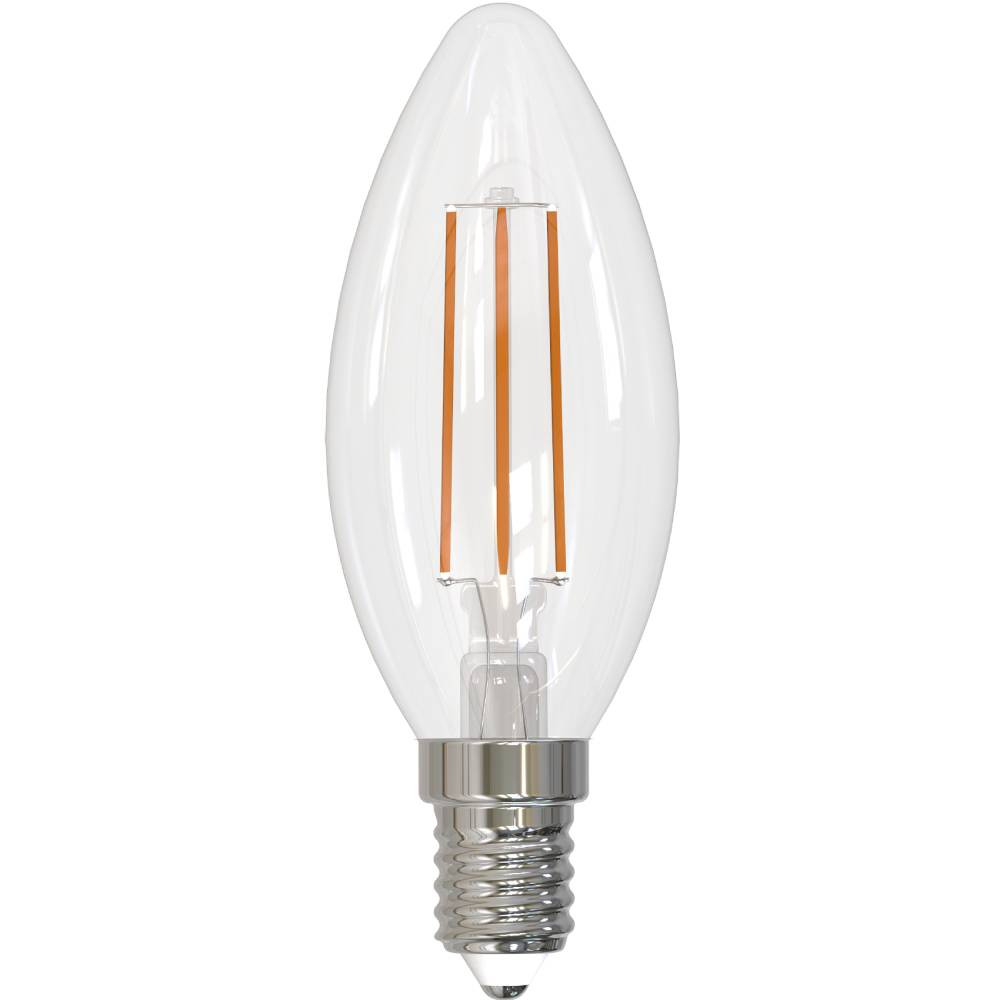 Лампа светодиодная Volpe LED-C35-5,5W/3000K/E14/CL/SLF