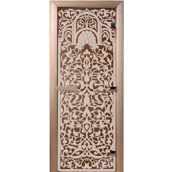 Дверь для бани Doorwood DW00999 800х2000 мм бронза Флоренция