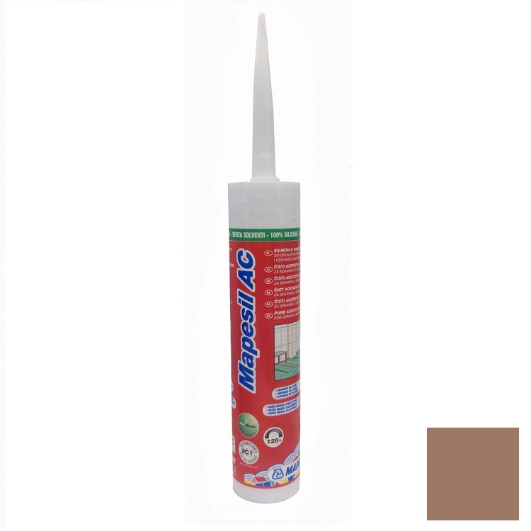 Герметик силиконовый Mapei Mapesil AC №142 коричневый 310 мл