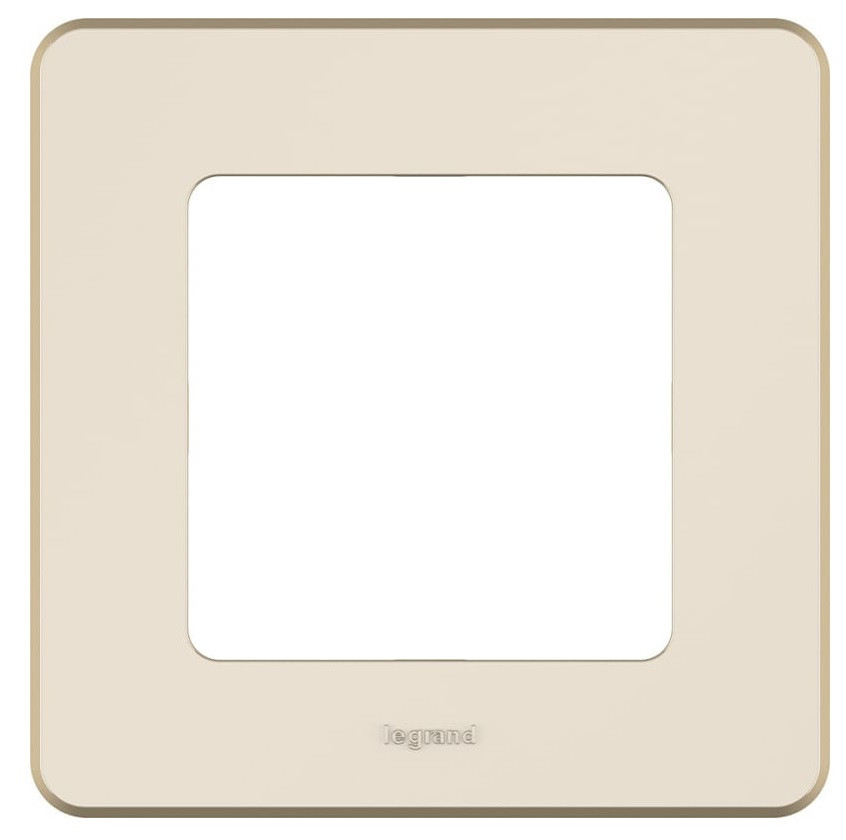 Рамка Legrand Inspiria 673931 одноместная слоновая кость