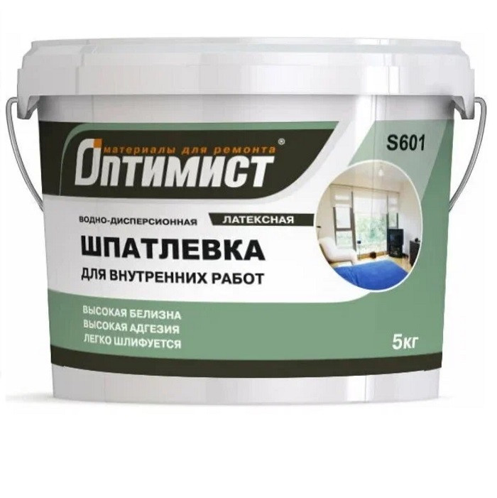 Шпатлевка латексная Оптимист OPS002 S601 5 кг