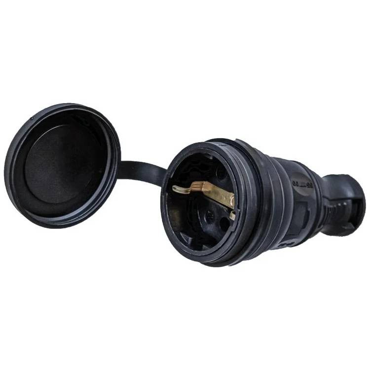 Розетка одноместная Tokov Electric TKE-C05-KR-Z с заземлением 16А