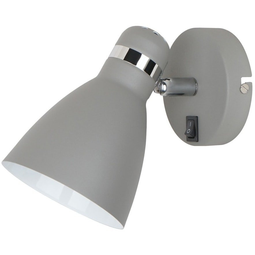 Спот Arte Lamp Mercoled A5049AP-1GY серый 1хE27х40W