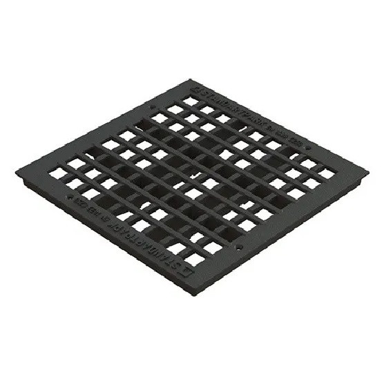 Решетка водоприемная Standartpark Basic РВ-39.39 34403 ячеистая чугунная