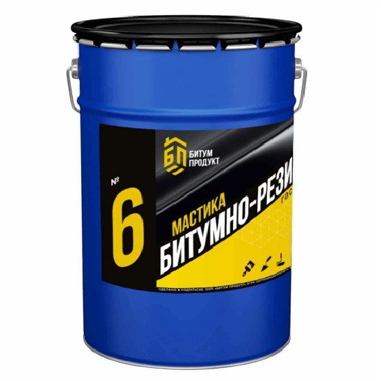 Мастика битумно-резиновая Битум Продукт BP-25 5 кг