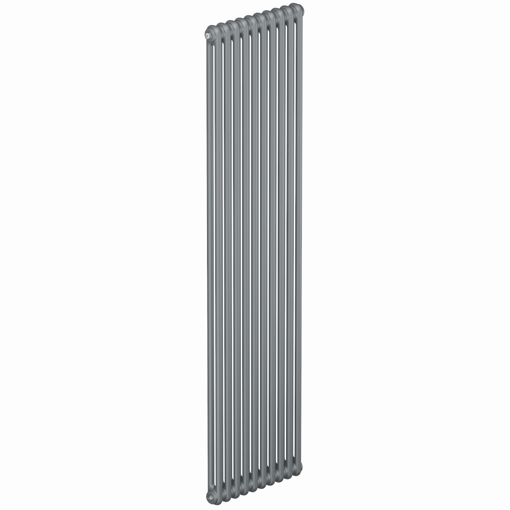 Радиатор стальной трубчатый Rifar Tubog Tub 2180-06-DV1-TI Титан нижнее одностороннее подключение 6 секций