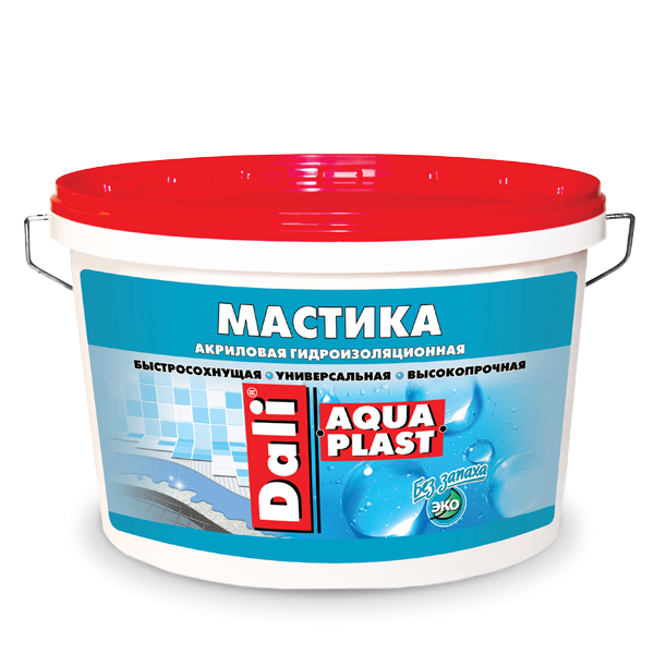 Мастика Dali Аквапласт, 2.5 л, акриловая