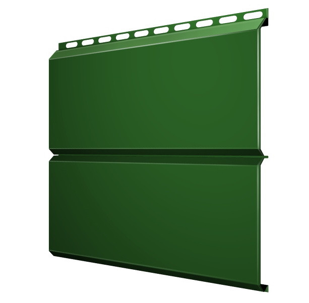 Сайдинг Grand Line Optima Экобрус Pe 0,45 Ral 6002 резка