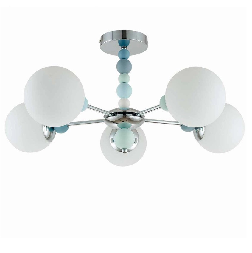 Люстра потолочная Lumion Sunday Moderni LN23 102 6525/5C E14 5x40W хром