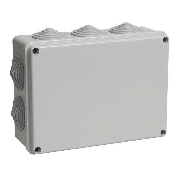 Коробка распаячная IEK КМ41244 для открытой проводки 190х140х70мм