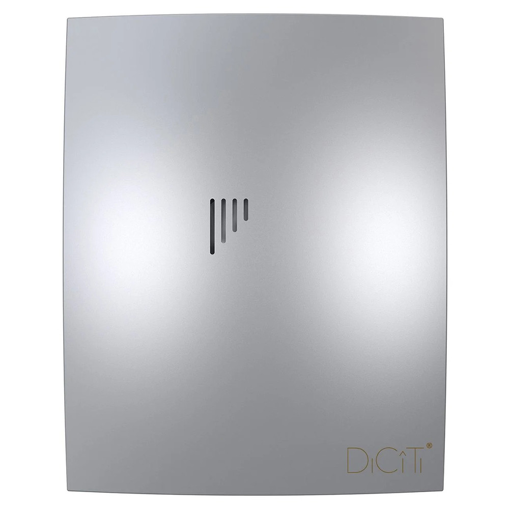 Вентилятор вытяжной Diciti Breeze 4C осевой с обратным клапаном gray metal
