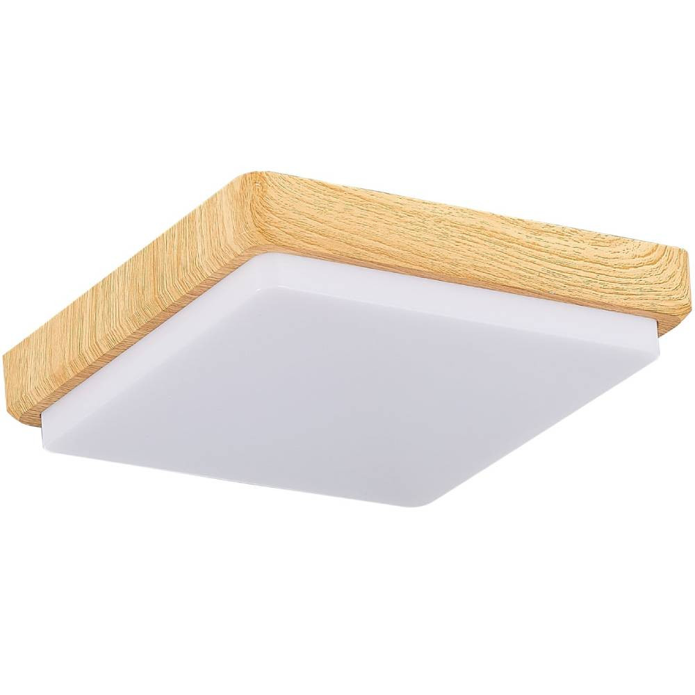 Светильник потолочный Evoluce Taddio SLE200202-01 светло-коричневый/белый LED 1х20W 4000K