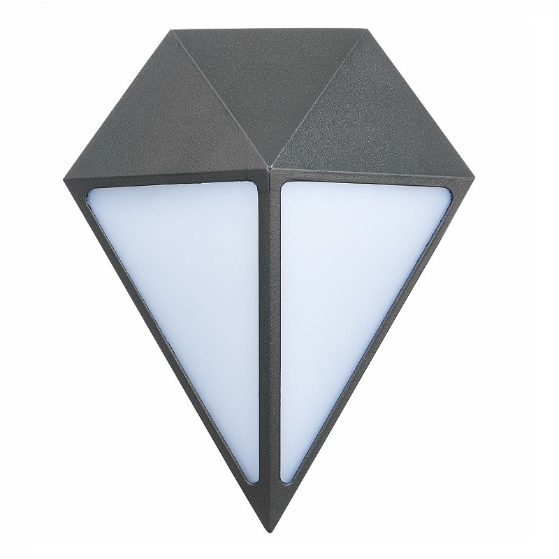 Светильник настенный уличный ST Luce Cubismo SL9500.441.01 LED 1х12W 4000K черный/белый