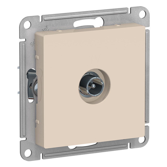 Механизм TV розетки Schneider Electric AtlasDesign ATN000291 оконечный бежевый