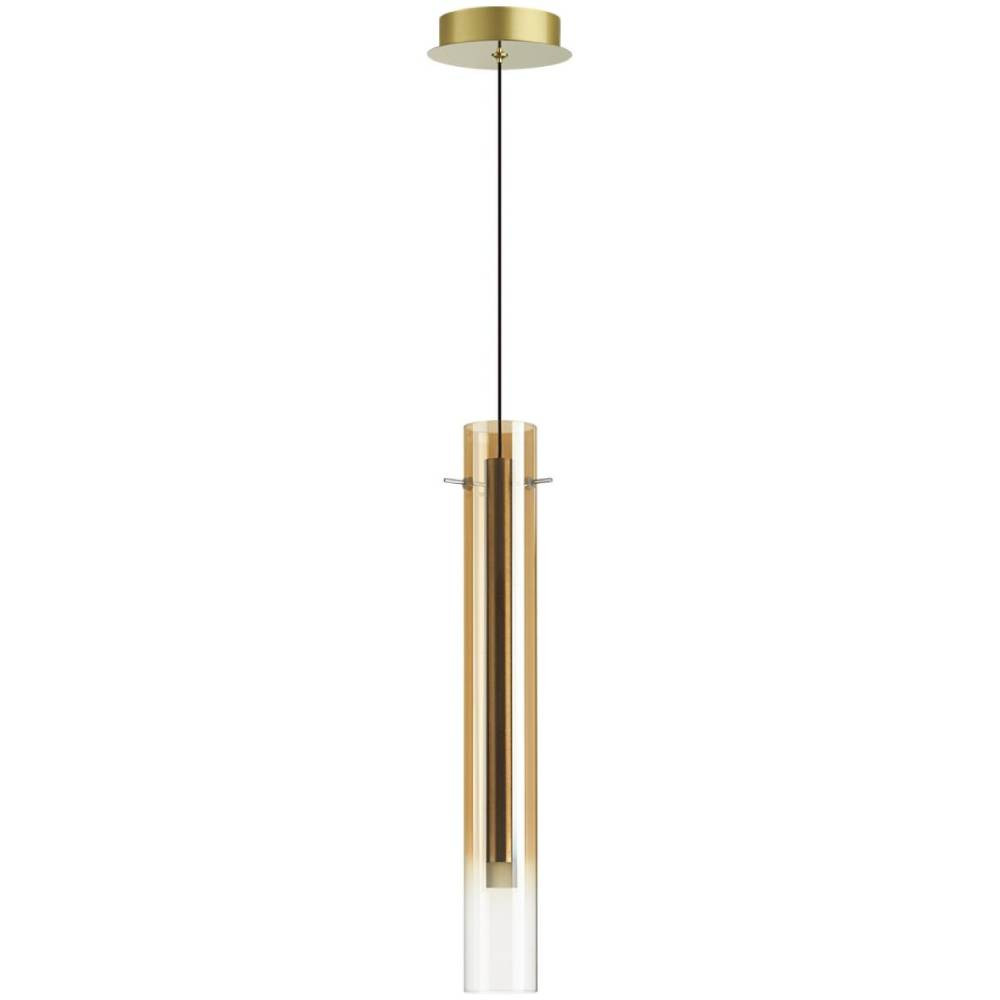 Подвес Odeon Light Shiny Pendant ODL24 317 5061/5LB золотой/янтарный Led 4W 3000K