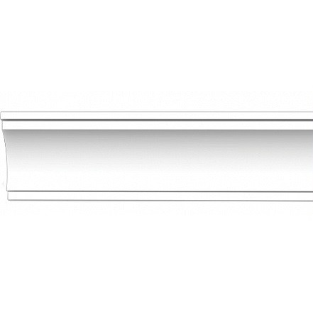 Плинтус потолочный полиуретановый Decomaster DP-16F 2400х48х68 мм