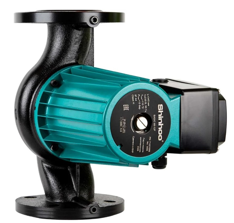 Насос циркуляционный с мокрым ротором Shinhoo Basic 50-12F PN10