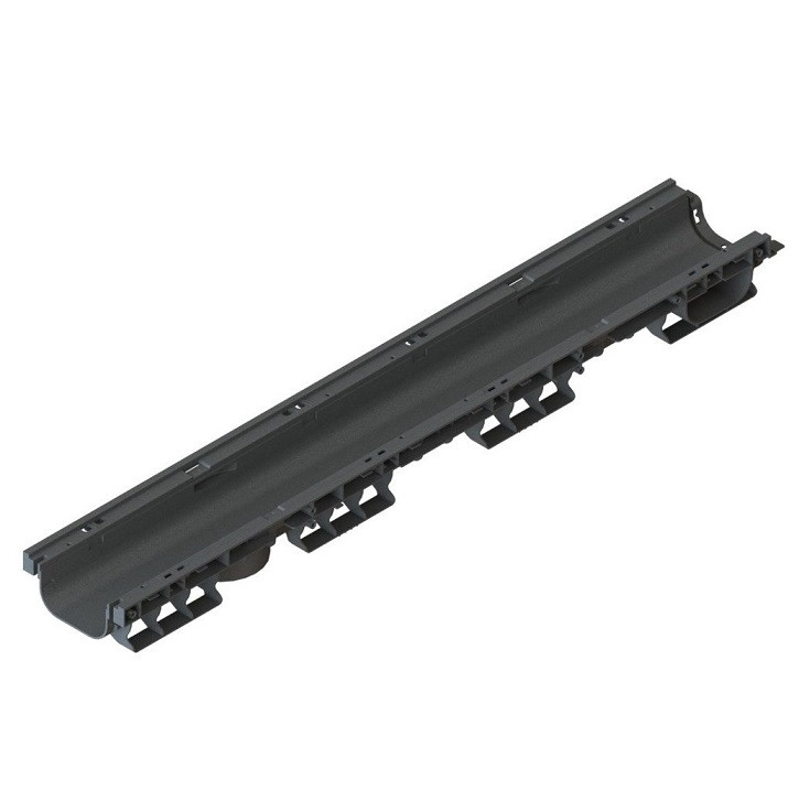 Лоток водоотводный Standartpark PolyMax Basic 8010-М ЛВ-10.16.08-ПП пластиковый со стандартным бортом