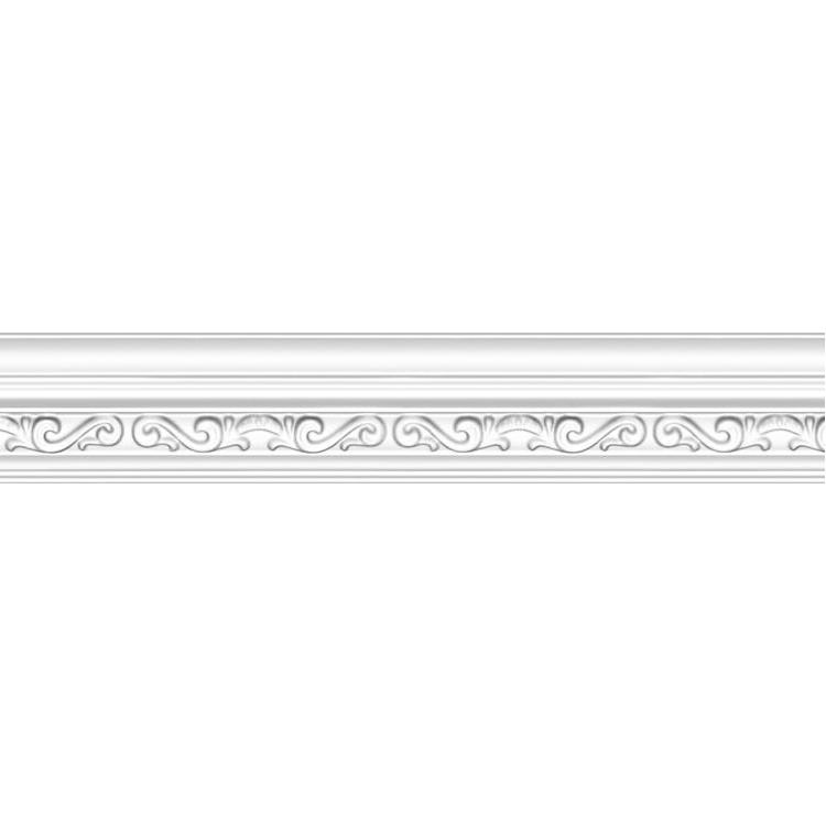 Плинтус потолочный полиуретановый Decomaster 95842F 2400х35х35 мм