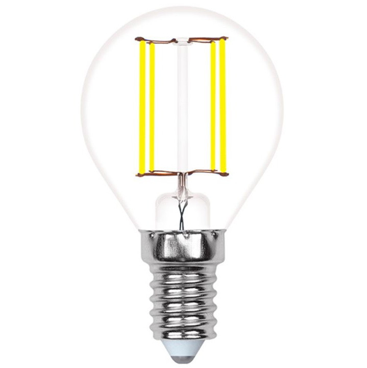 Лампа светодиодная Uniel Multibright LED-G45-5W/E14 прозрачная 3000K