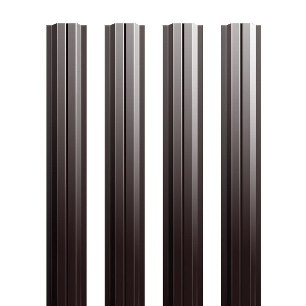 Штакетник П-образный Grand Line Satin 0,5 мм Ral 8017 резка