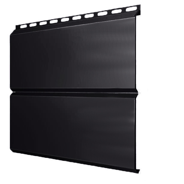 Сайдинг Grand Line Optima Экобрус Pe 0,45 мм Ral 9004 резка