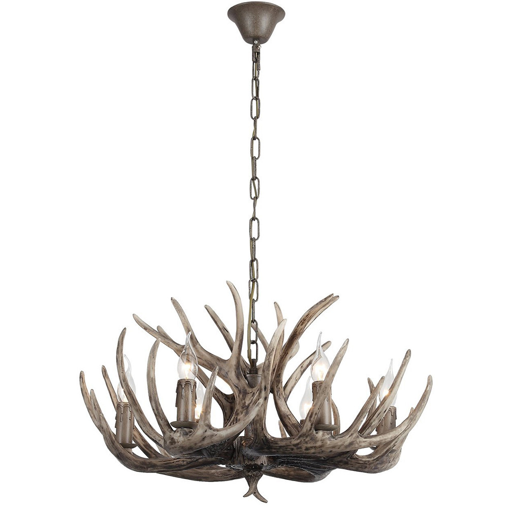 Люстра подвесная ST Luce Corna SL154.703.06 серый E14 6х40W