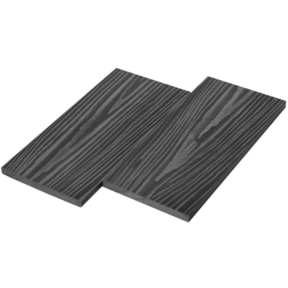 Доска заборная Deckorator 3D графит 12х140 мм