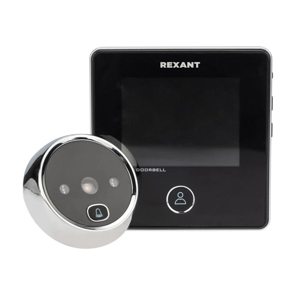 Видеоглазок дверной Rexant DV-113 45-1113 с функцией звонка