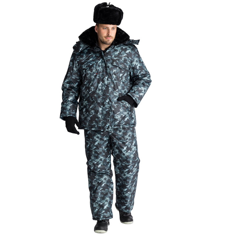 Куртка зимняя для охранника Факел КМФ 87469272.001 Город 44-46/170-176