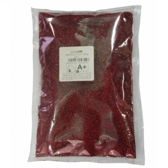 Блестки для затирки Mapei Mapeglitter №224 красный 100 г