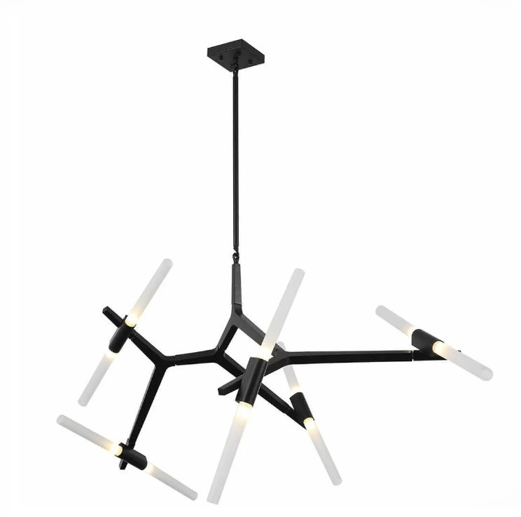 Люстра потолочная ST Luce Bastoni SL947.402.10 G9 10х5W черный/белый