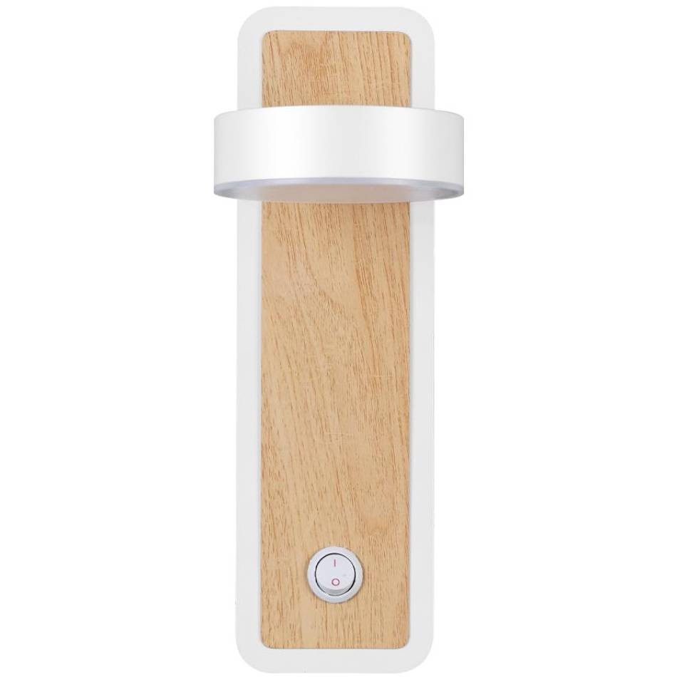 Бра Lumion Leland Ledio LN23 036 5630/5WL белый под дерево Led 5W 3000K 265 Лм 220V